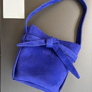 THE ROW Leo Mini Bucket bag calf suede